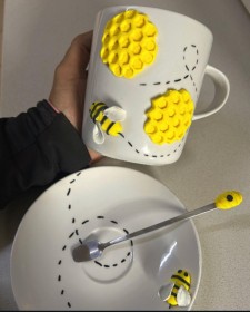 كاسات مميزه بالصلصال الحراري  -femo