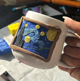 كاسات مميزه بالصلصال الحراري  -femo